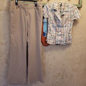 Junior's Blouse and Slacks EUC